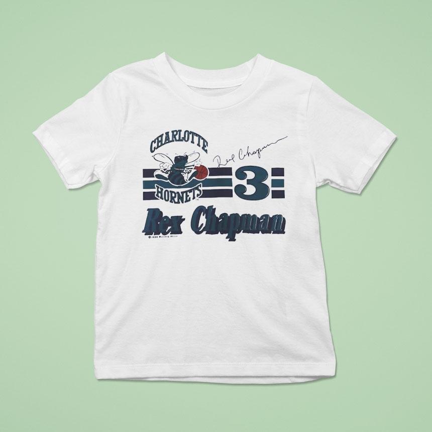 Rex Chapman Charlotte Hornets Basketball Nutmeg Nba Vintage 80s Shirt