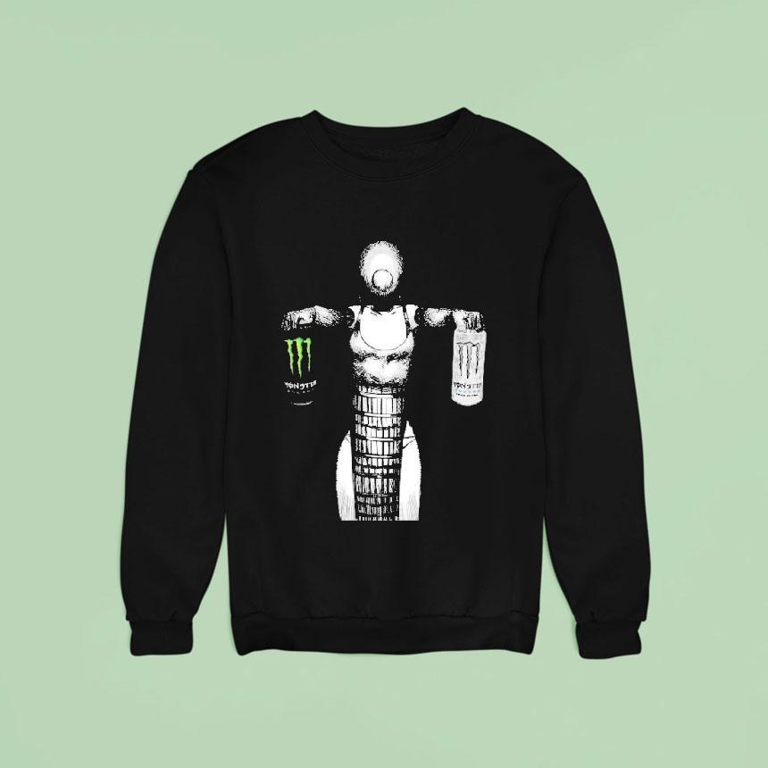 Reze Bomb Girl Csm Monster Energy Black White Shirt Reze Bomb Girl Csm Monster Energy Black White Shirt