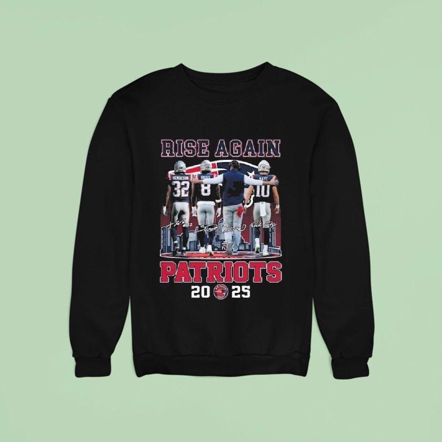 Rise Again New England Patriots Signatures 2025 Shirt Rise Again New England Patriots Signatures 2025 Shirt