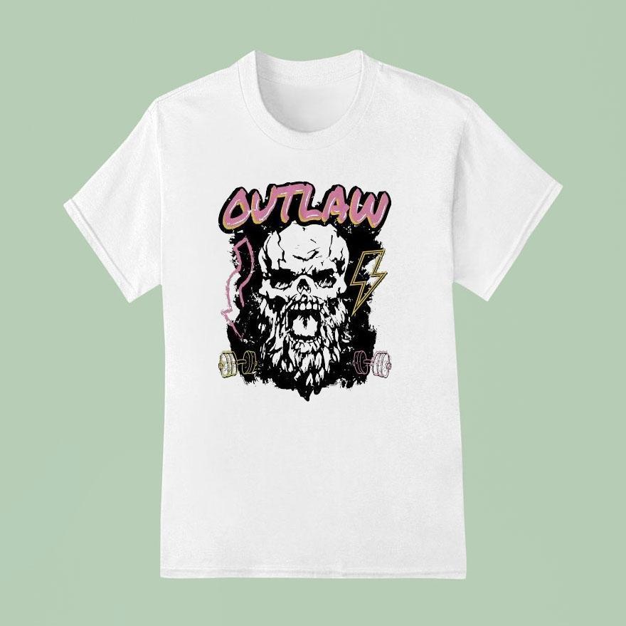 Robert Oberst Outlaw Skull Shirt