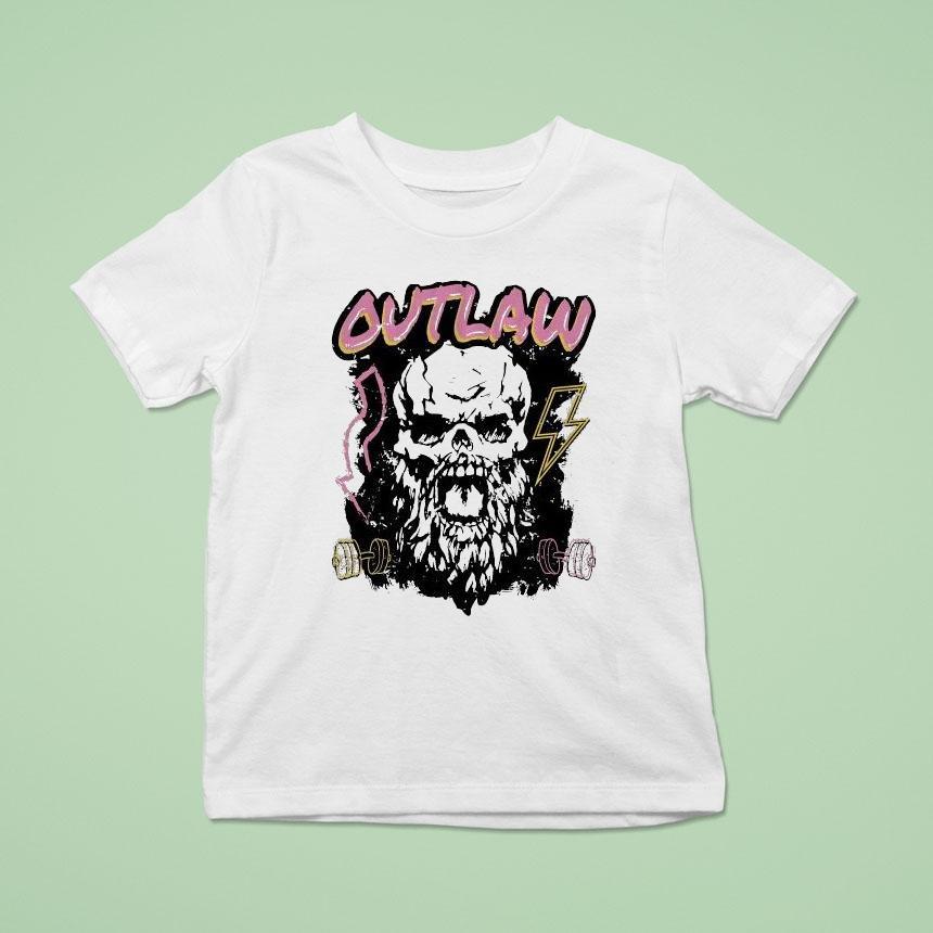 Robert Oberst Outlaw Skull Shirt