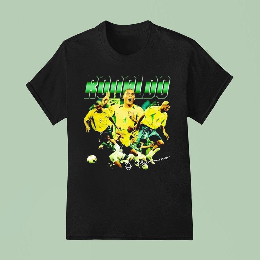 Ronaldo Nazario Brazil National Football Team Signature Shirt