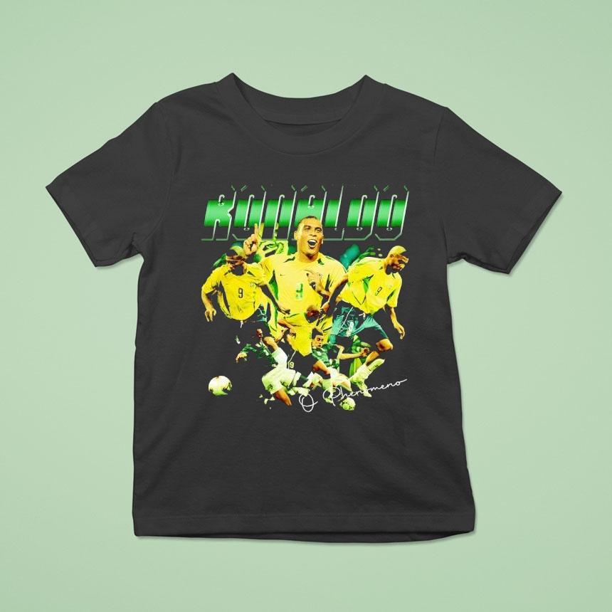 Ronaldo Nazario Brazil National Football Team Signature Shirt