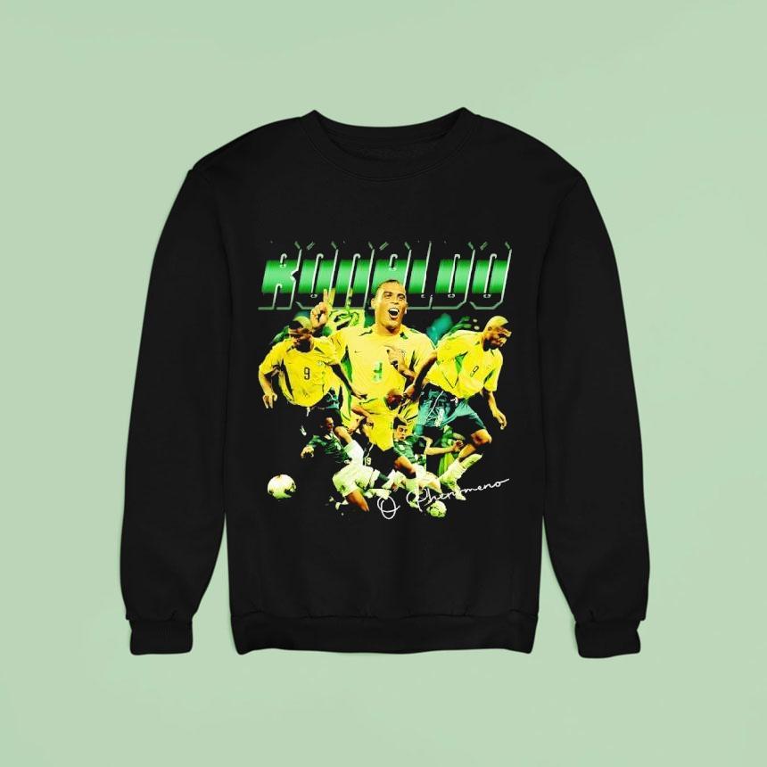 Ronaldo Nazario Brazil National Football Team Signature Shirt Ronaldo Nazario Brazil National Football Team Signature Shirt