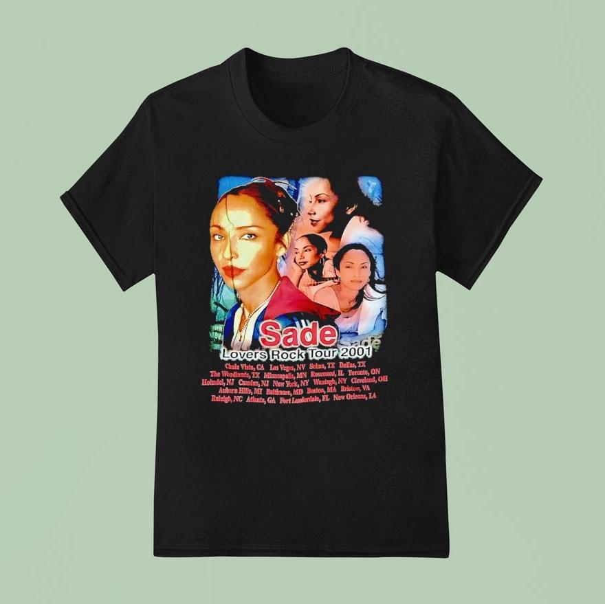 Sade Adu Lovers Rock Tour 2001 Shirt