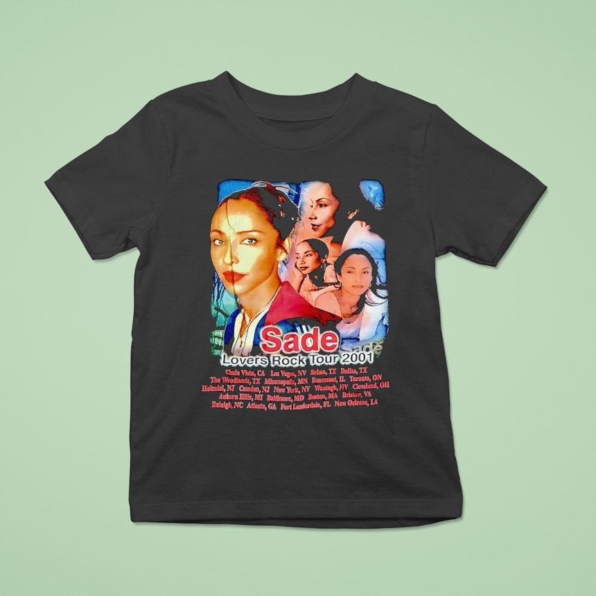 Sade Adu Lovers Rock Tour 2001 Shirt