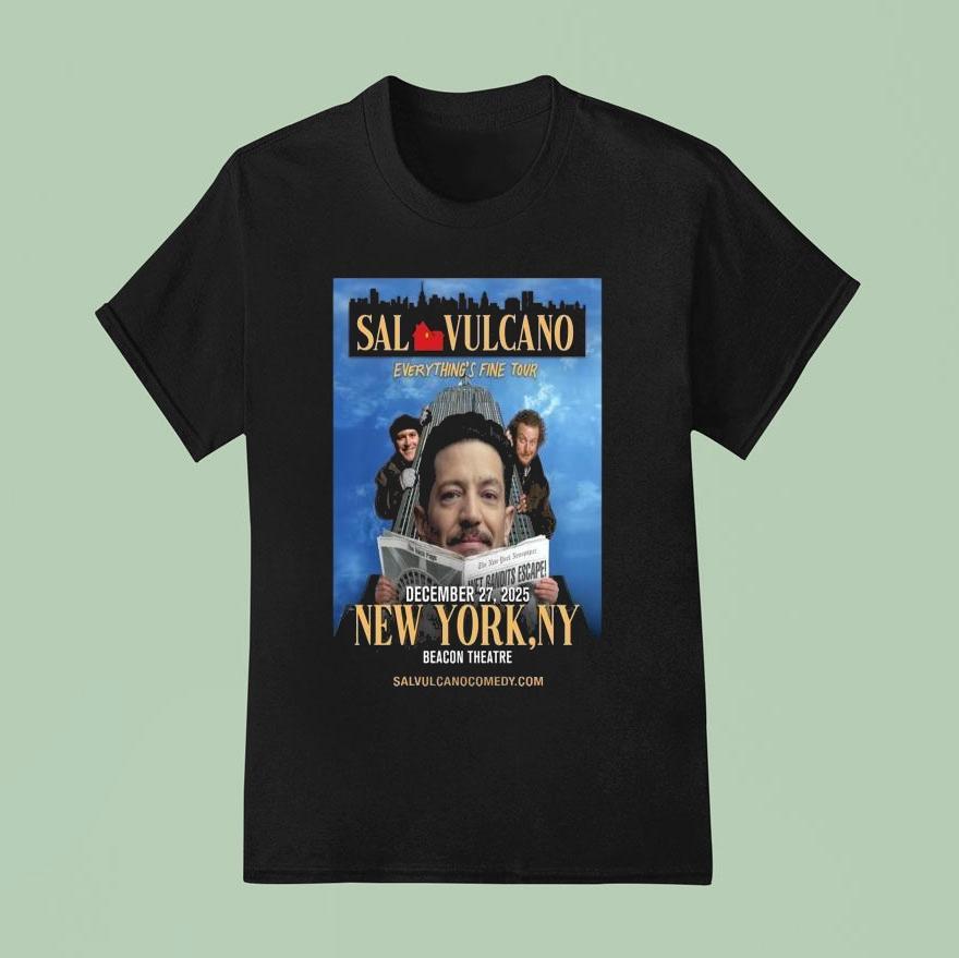 Sal Vulcano New York December 27 2025 Show Shirt