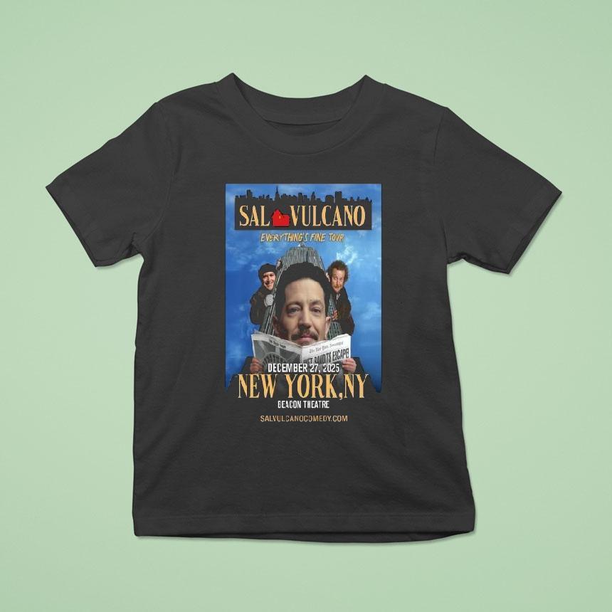 Sal Vulcano New York December 27 2025 Show Shirt