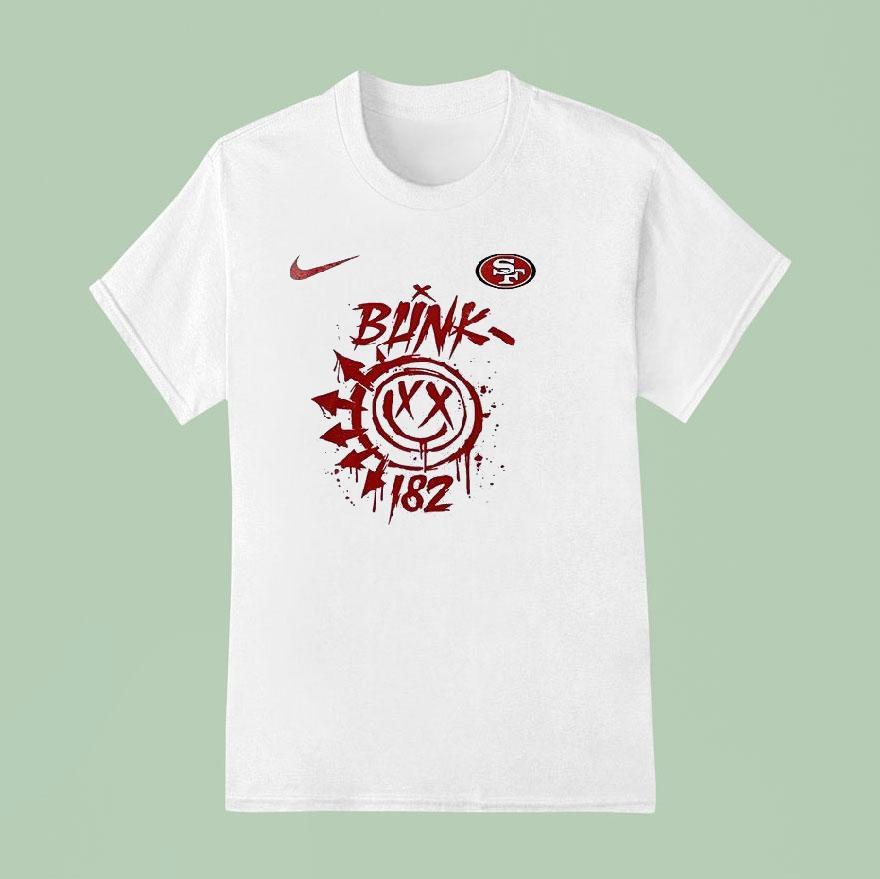San Francisco 49ers X Blink 182 Go 49ers Bunny Shirt