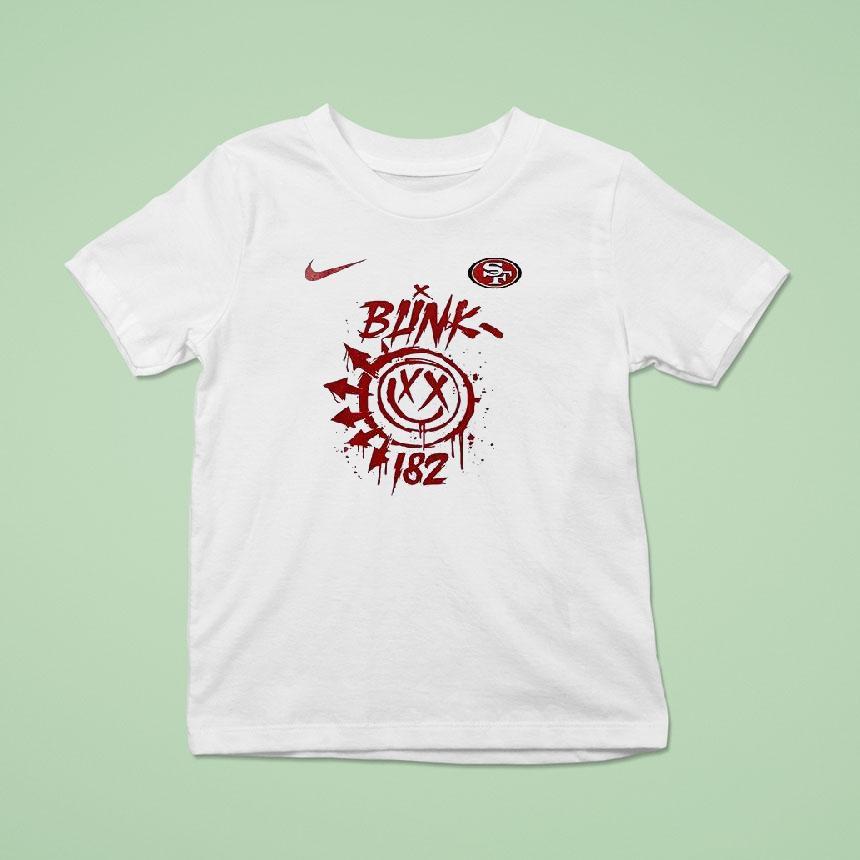 San Francisco 49ers X Blink 182 Go 49ers Bunny Shirt