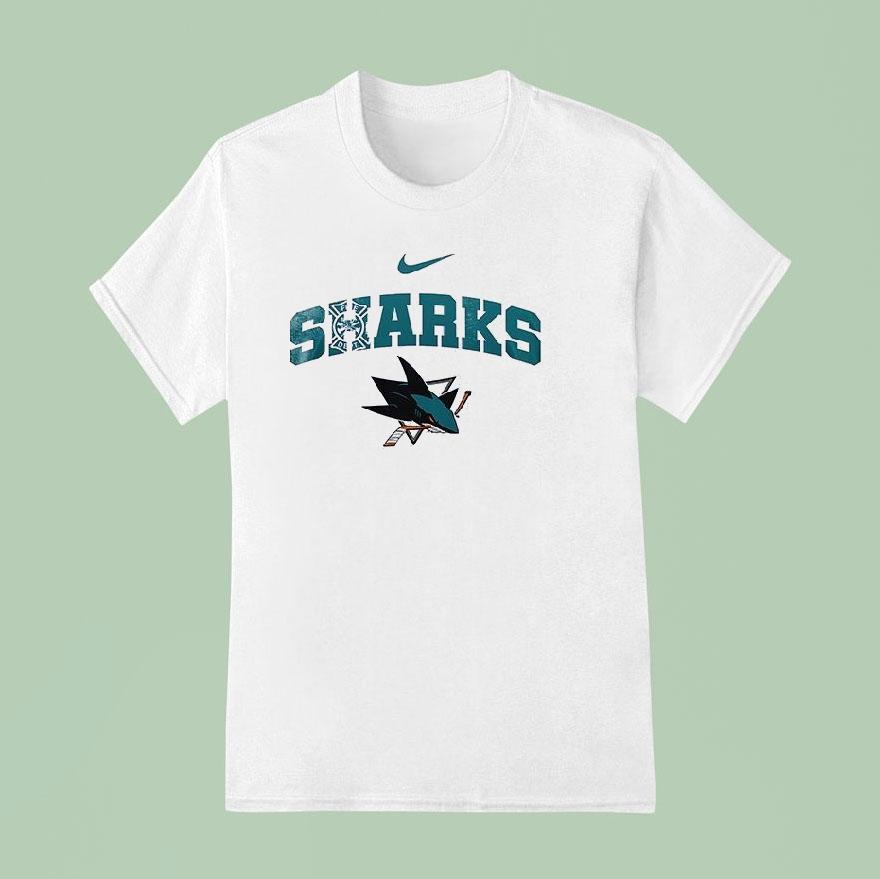 San Jose Sharks Fire Dept First In Last Out Logo Shirt