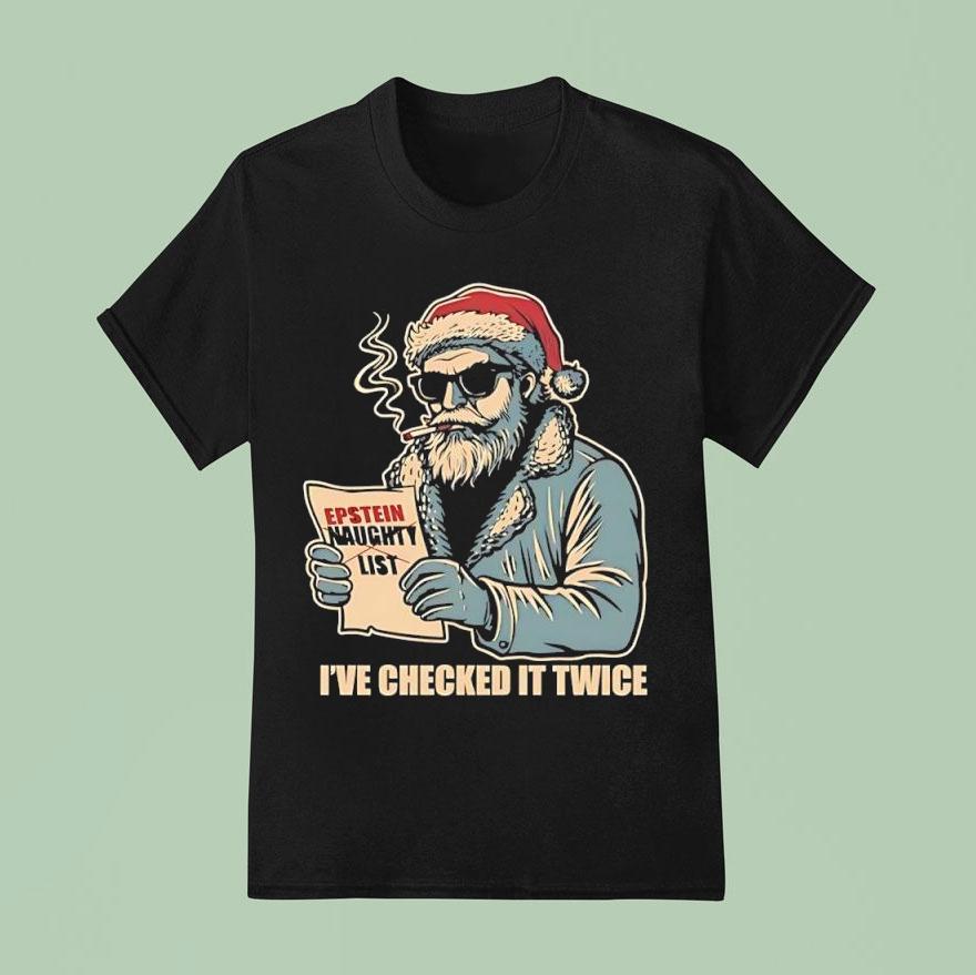 Santa Claus Santa’s List I’ve Checked It Twice Graphic Shirt