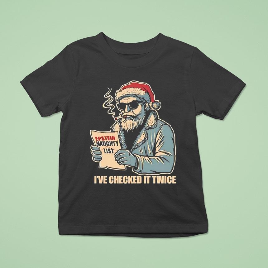 Santa Claus Santa’s List I’ve Checked It Twice Graphic Shirt