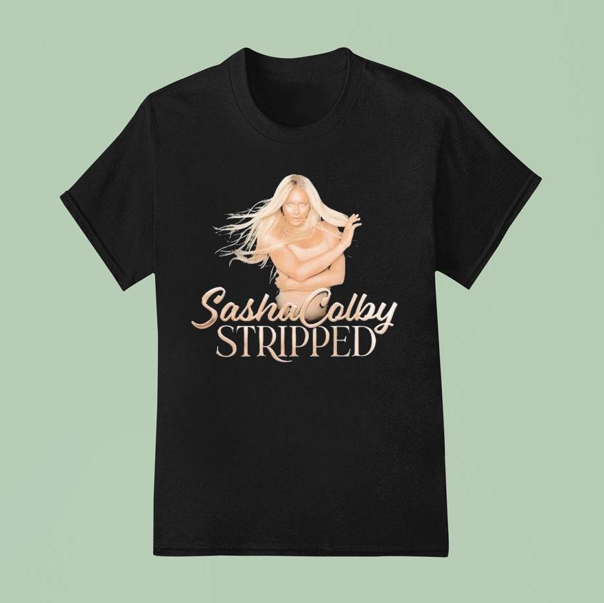 Sasha Colby Stripped Tour Shirt