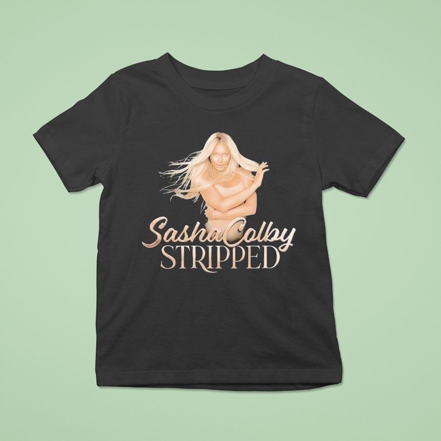 Sasha Colby Stripped Tour Shirt