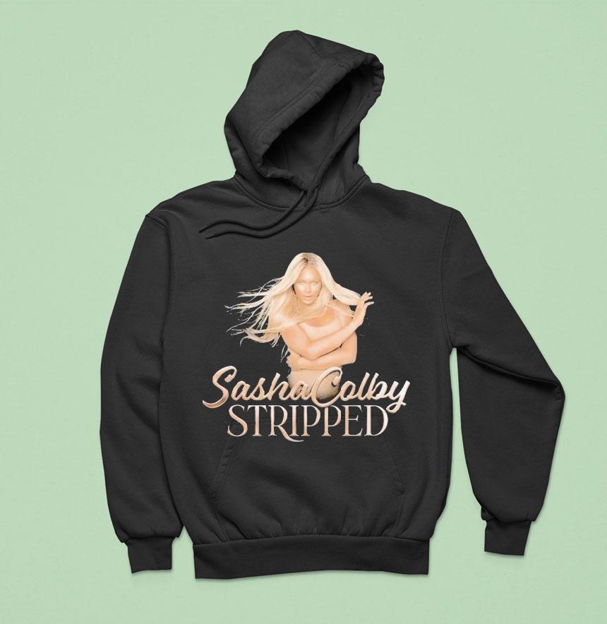 Sasha Colby Stripped Tour Shirt Sasha Colby Stripped Tour Shirt