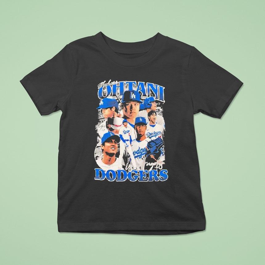 Shohei Ohtani Los Angeles Dodgers Baseball Player Collage Shirt