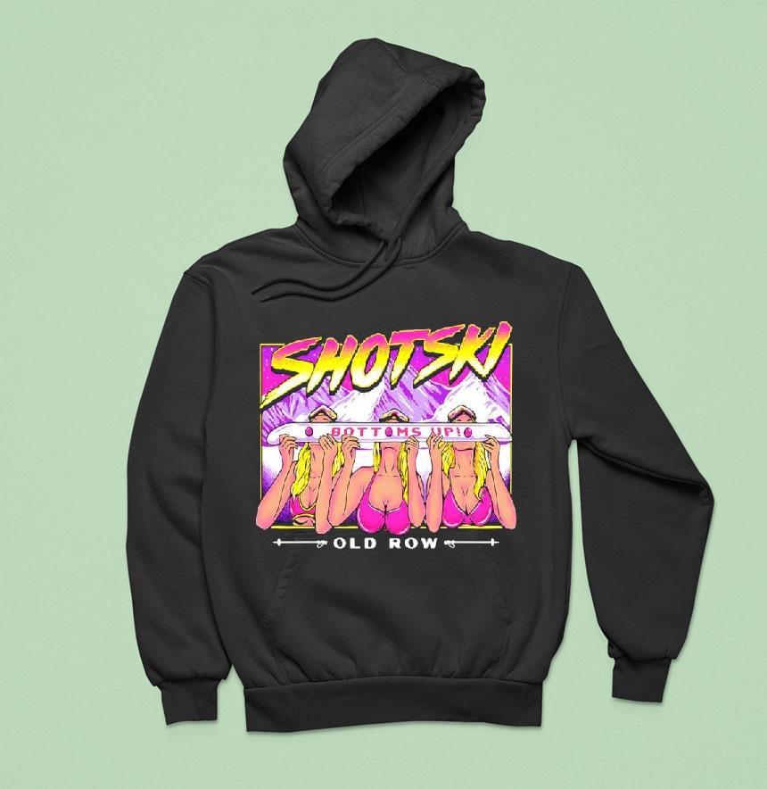 Shotski Bottoms Up Old Row Graphic Shirt Shotski Bottoms Up Old Row Graphic Shirt