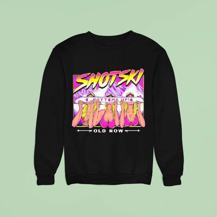 Shotski Bottoms Up Old Row Graphic Shirt Shotski Bottoms Up Old Row Graphic Shirt