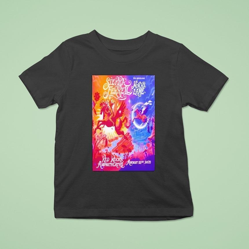 Sierra Ferrell Red Rocks Amphitheatre Tour 2025 Pegasus Shirt