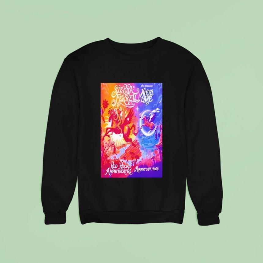 Sierra Ferrell Red Rocks Amphitheatre Tour 2025 Pegasus Shirt Sierra Ferrell Red Rocks Amphitheatre Tour 2025 Pegasus Shirt