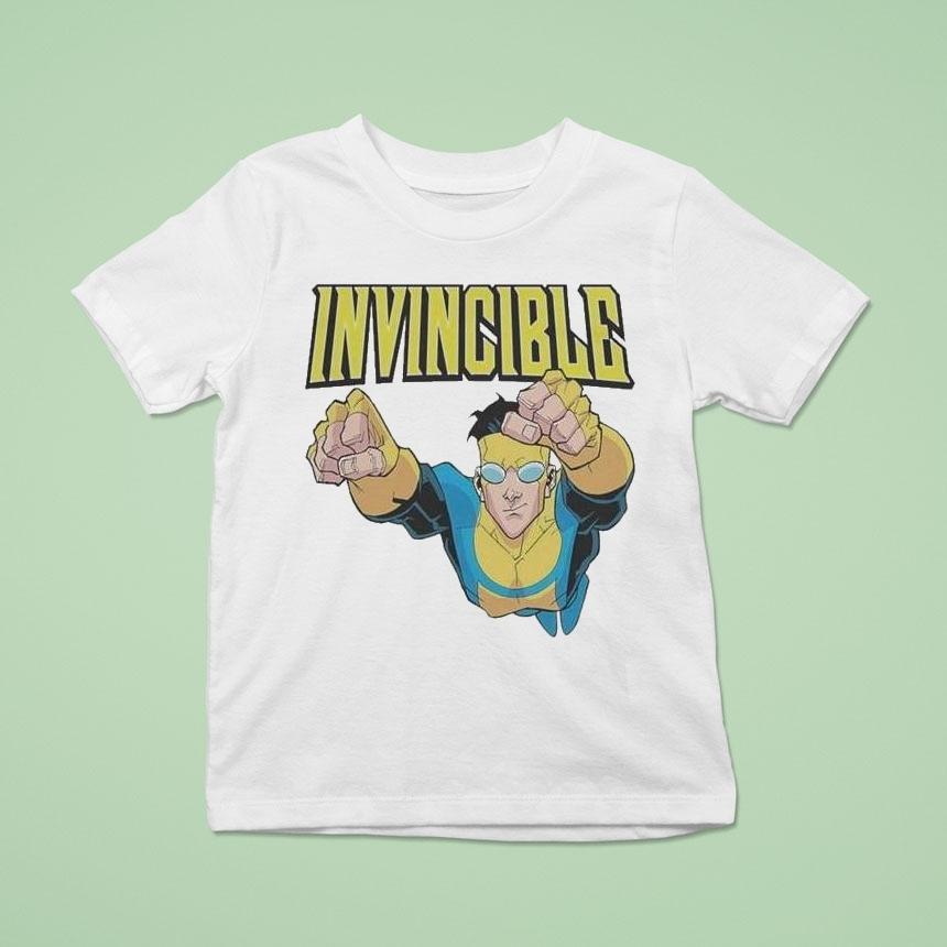 Simon Pegg Wearing Mark Grayson Paul Invincible Shirt