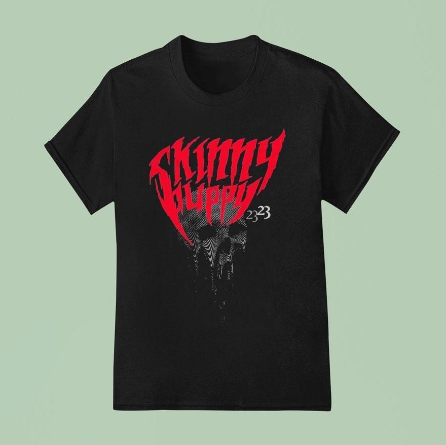 Skinny Puppy Drip Skull Shirt