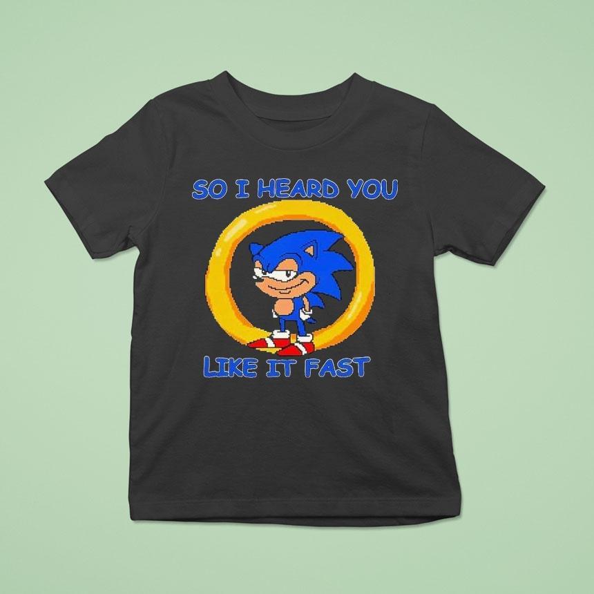 So I Heard You Like It Fast Hedgehog Ring Shirt