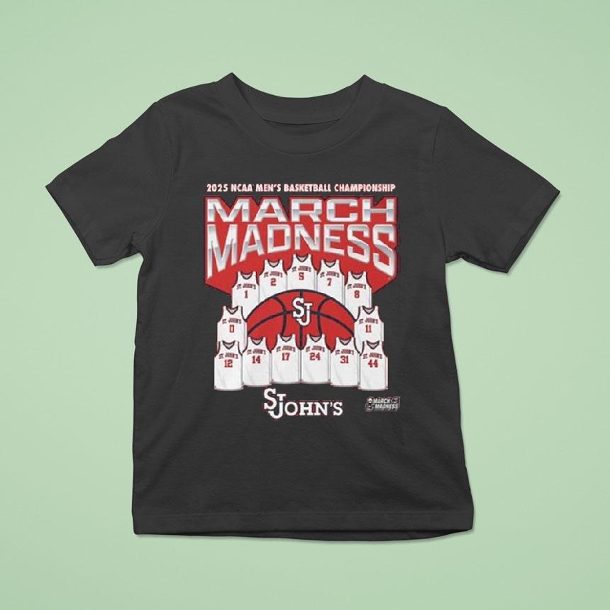 St. John’s Red Storm March Madness 2025 Ncaa Men’s Basketball Championship Shirt