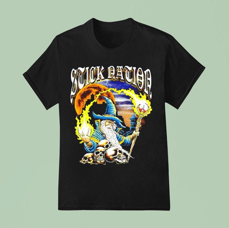 Stick Ration Wizard Skulls Shirt