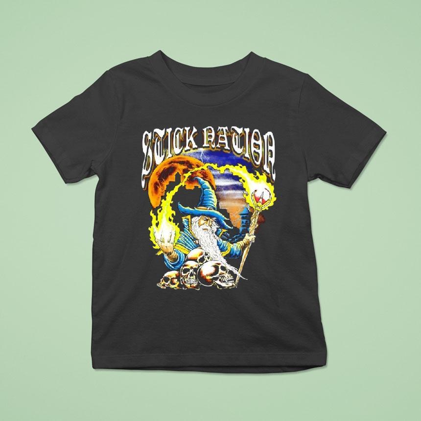 Stick Ration Wizard Skulls Shirt