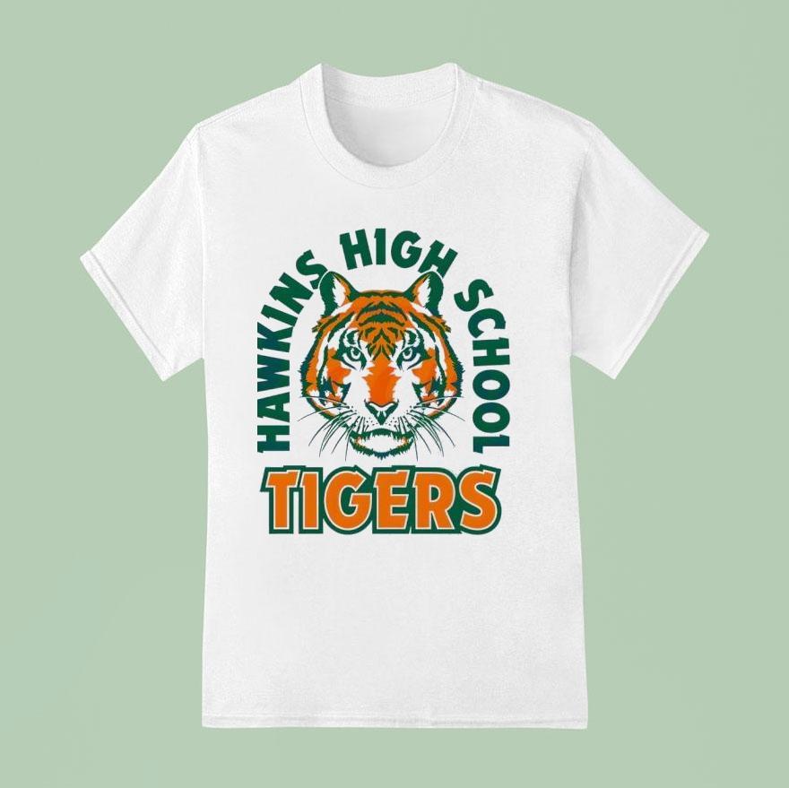 Stranger Things Hawkins High School Tigers Mascot Shirt