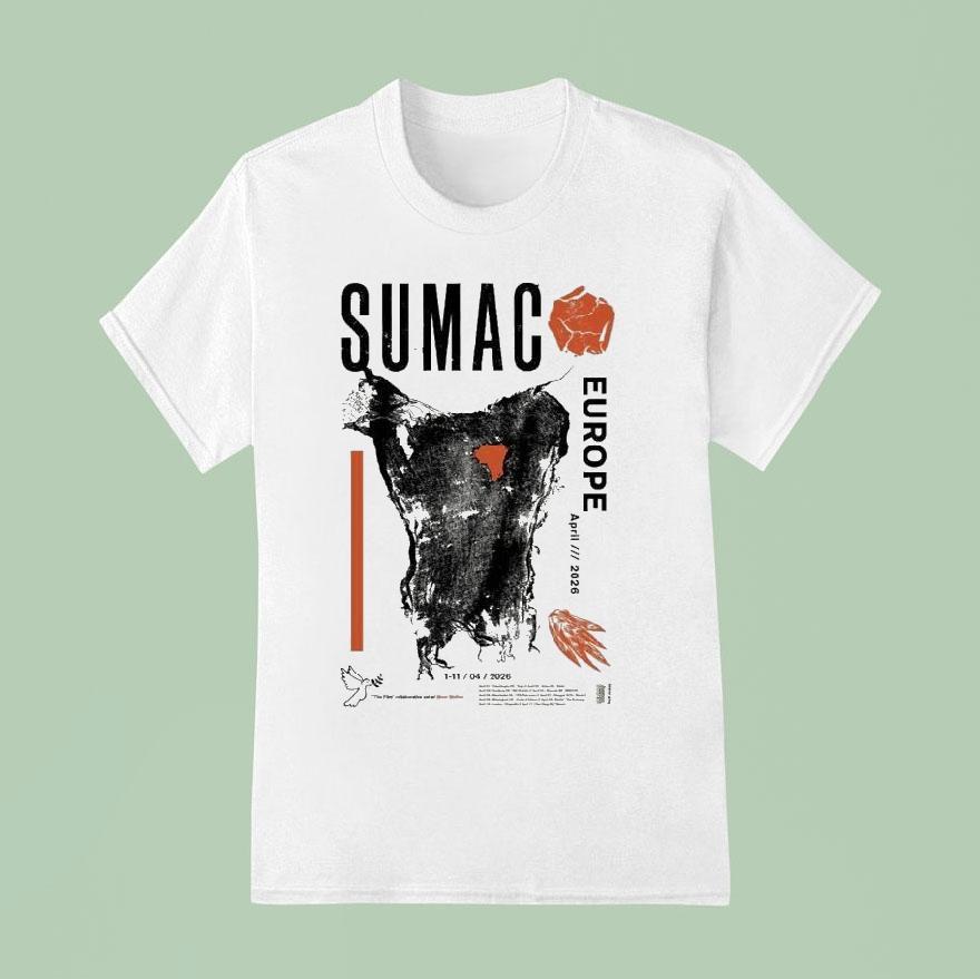Sumac Europe April Tour 2026 Shirt