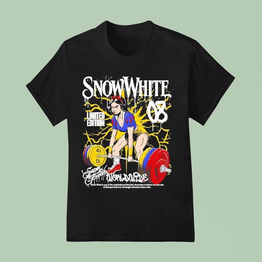 Superfresh Snow White Lifting Weights Shirt