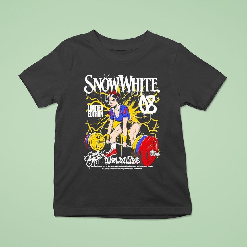 Superfresh Snow White Lifting Weights Shirt
