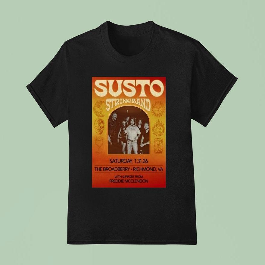 Susto Stringband 1.31.2026 Richmond Va Shirt