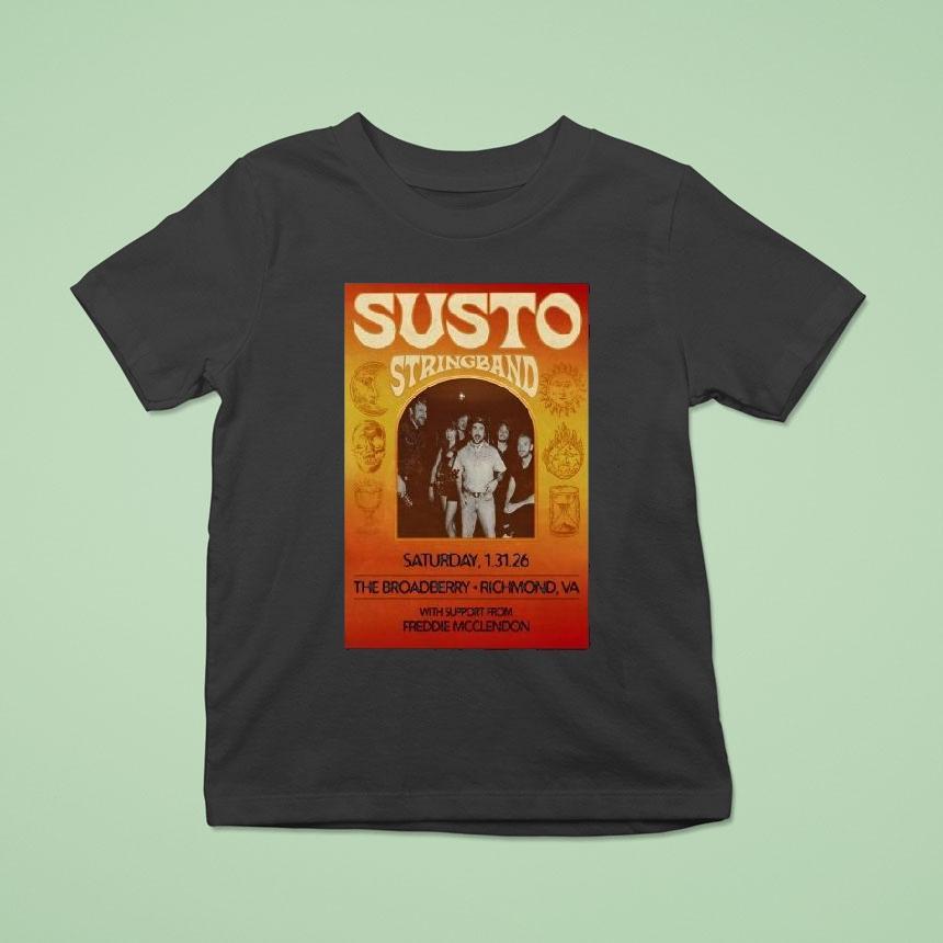 Susto Stringband 1.31.2026 Richmond Va Shirt