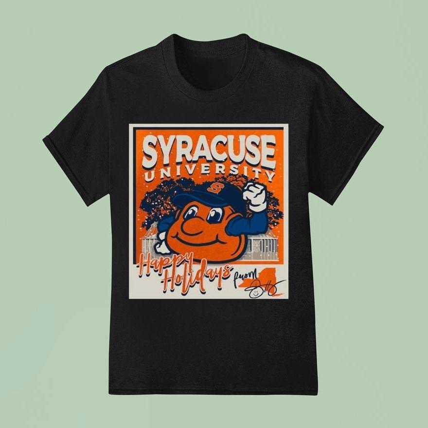 Syracuse Orange Snowy Polaroid Shirt