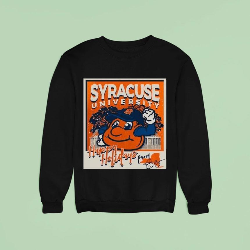 Syracuse Orange Snowy Polaroid Shirt Syracuse Orange Snowy Polaroid Shirt