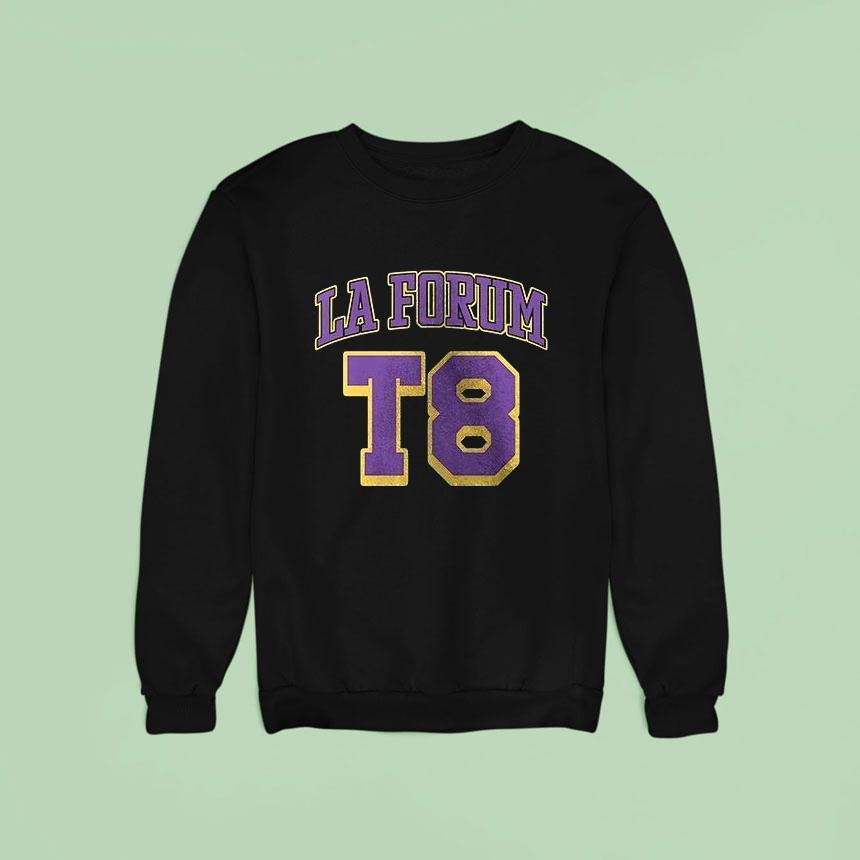 Tate Mcrae Los Angeles Lakers Forum Midnight 120 On The Pch Just You And Me Shirt Tate Mcrae Los Angeles Lakers Forum Midnight 120 On The Pch Just You And Me Shirt