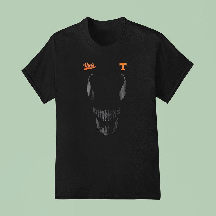 Tennessee Volunrs X Dark Mode Venom Face Shirt