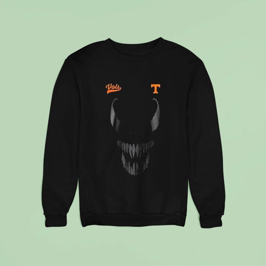 Tennessee Volunrs X Dark Mode Venom Face Shirt Tennessee Volunrs X Dark Mode Venom Face Shirt