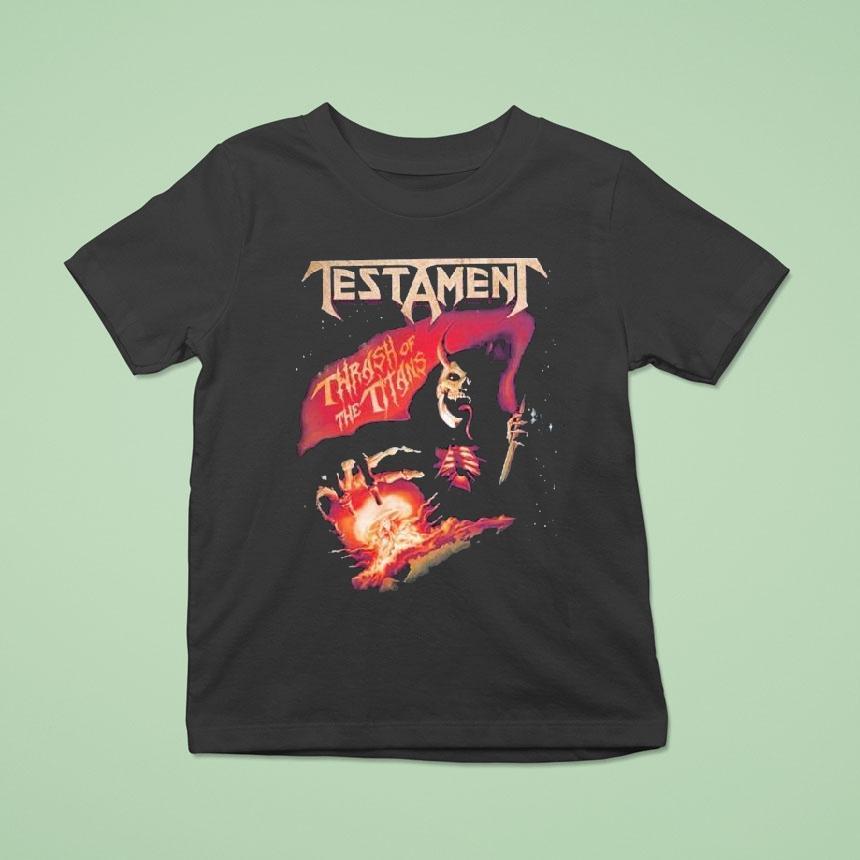 Testament Thrash Of The Titans North America 2026 Tour Dates Shirt