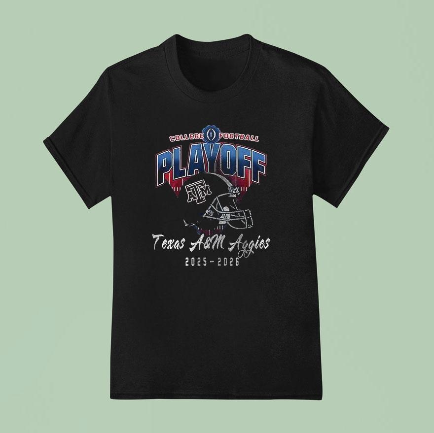 Texas A And M Aggies College Football Playoff Helmet Go Gig ’em Aggies Mascot Shirt