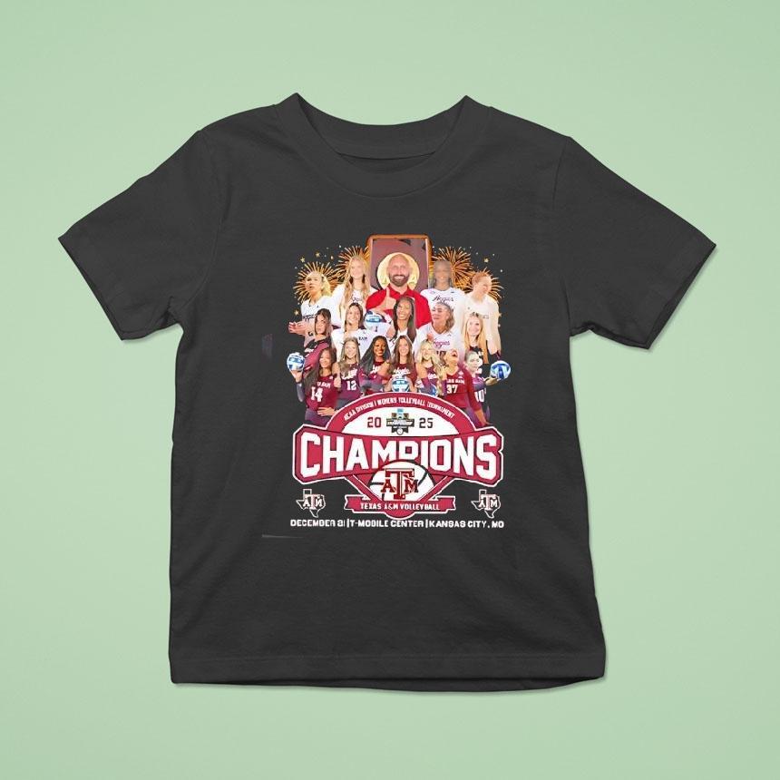 Texas Am Aggies 2025 Volleyball Championship Shirt