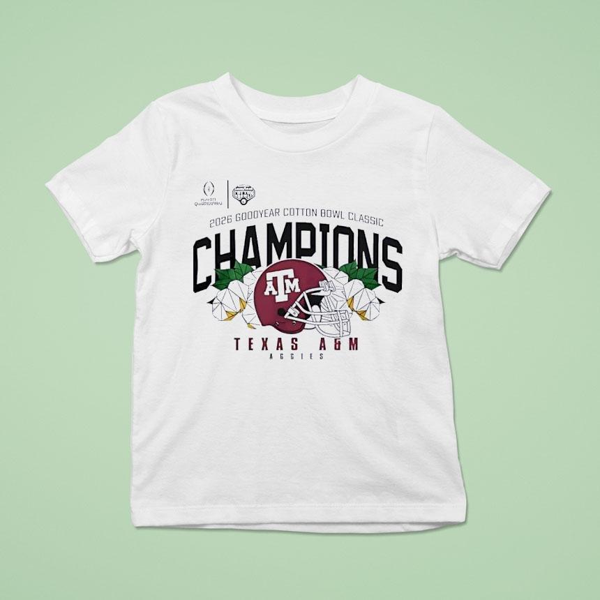 Texas Am Aggies Football 2026 Cotton Bowl Champions Shirt