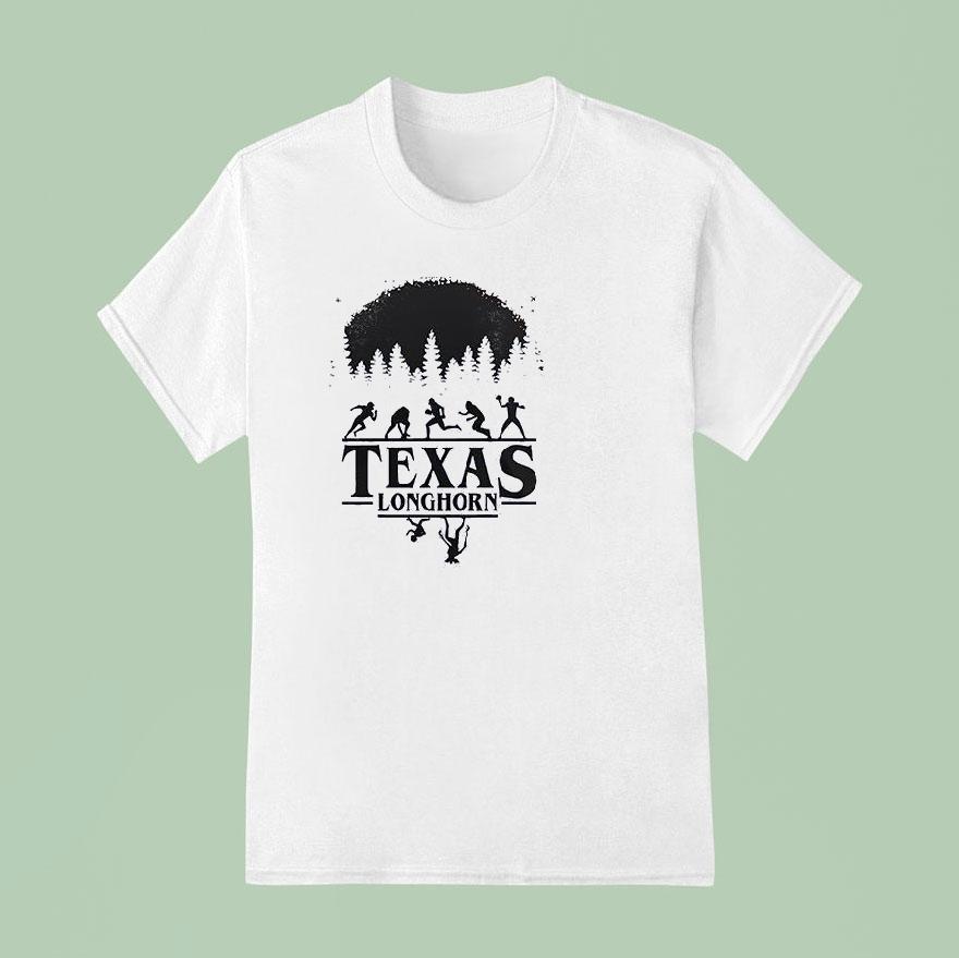 Texas Longhorns Stranger Things One Last Trange Adventure Logo Shirt