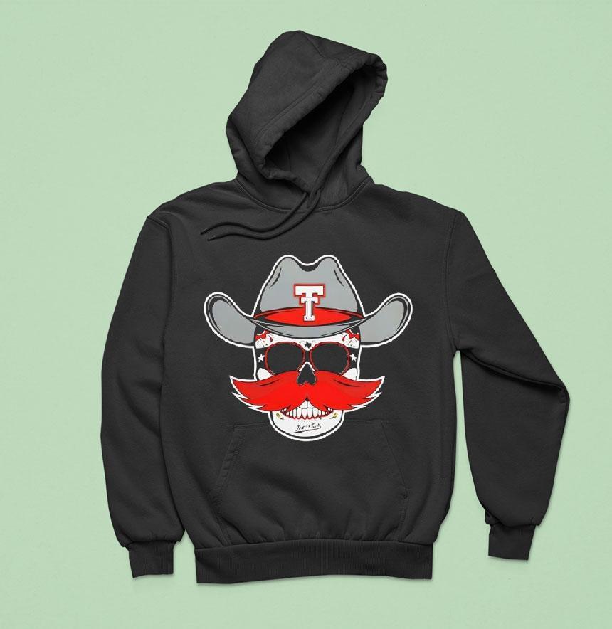 Texas Tech Dark Horse Western Skully Head Shirt Texas Tech Dark Horse Western Skully Head Shirt