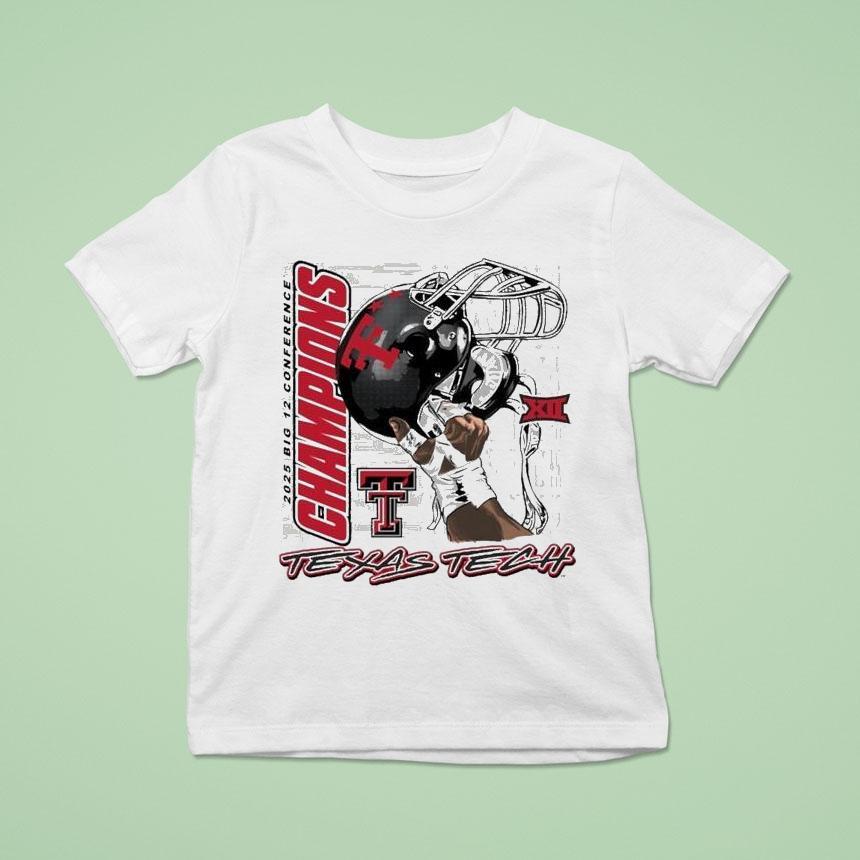 Texas Tech Red Raiders 2025 Big 12 Champions Raise Em Up Shirt