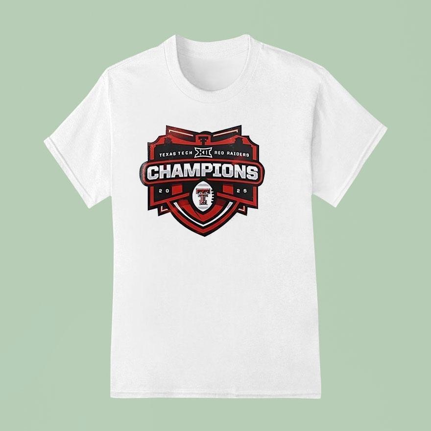 Texas Tech Red Raiders Big 12 Conference Champions Logo Shirt